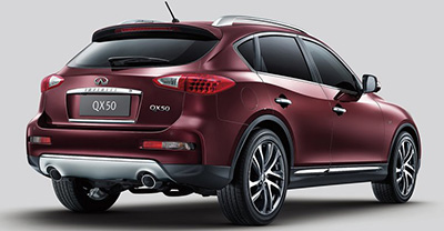 Infiniti QX50 2016 rear view