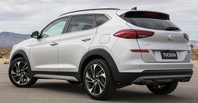 Hyundai Tucson 2020 rear view