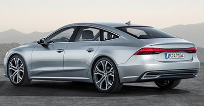 Audi A7 2024 rear view