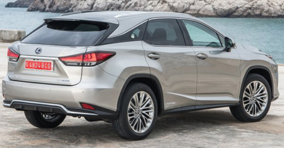 Lexus RX 2020 rear view