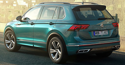 Volkswagen Tiguan 2021 rear view