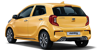 Kia Picanto 2022 rear view