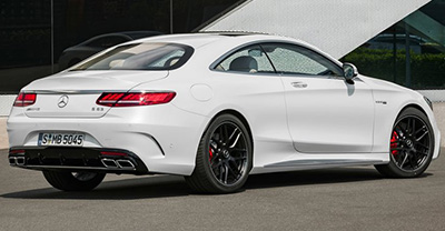 Mercedes-Benz S 63 AMG Coupe 2018 rear view