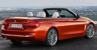 BMW 4-Series Convertible 2018 rear view