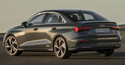 Audi A3 Sedan 2023 rear view