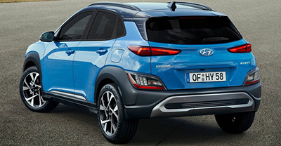 Hyundai Kona 2021 rear view