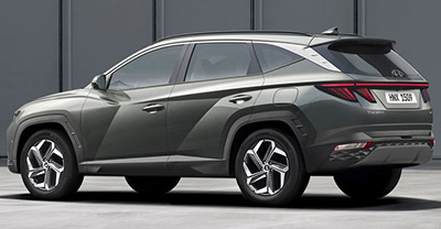 Hyundai Tucson 2022 rear view