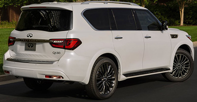 Infiniti QX80 2021 rear view