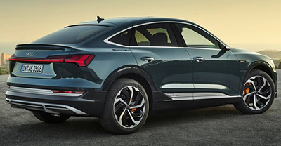 Audi E-Tron Sportback 2022 rear view