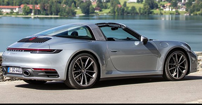 Porsche 911 Targa 2021 rear view