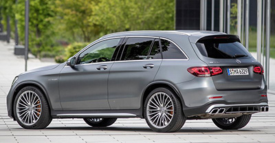 Mercedes-Benz GLC 63 AMG 2020 rear view