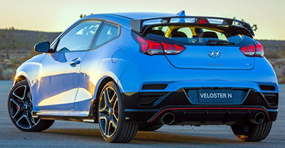 Hyundai Veloster N 2021 rear view