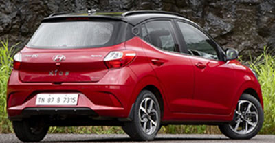 Hyundai Grand i10 2021 rear view