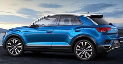 Volkswagen T-Roc 2021 rear view