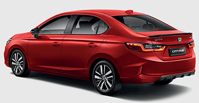 Honda City 2022 rear view