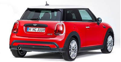 Mini Cooper 2024 rear view