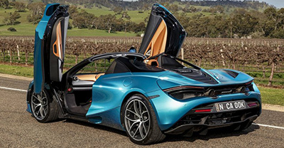 McLaren 720S Spider 2023 rear view