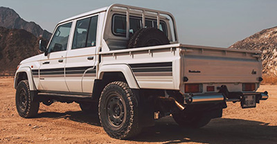 Toyota Land Cruiser Pickup 2022 rear view