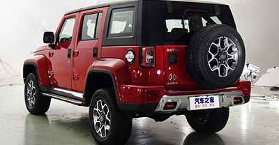 BAIC BJ40 Plus 2021 rear view