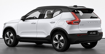 Volvo XC40 Recharge 2022 rear view