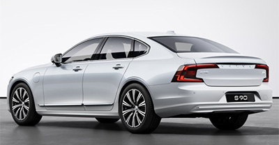 Volvo S90 Recharge 2021 rear view