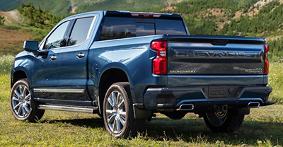 Chevrolet Silverado 2024 rear view