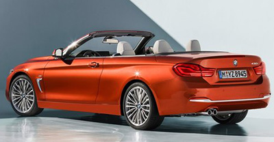 BMW 4-Series Convertible 2017 rear view