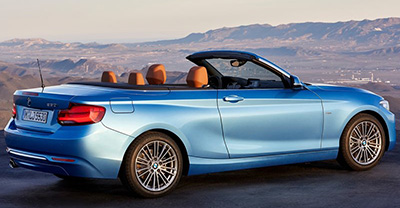 BMW 2-Series Convertible 2023 rear view