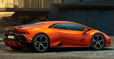 Lamborghini Huracan 2022 rear view