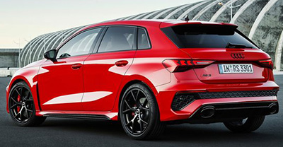 Audi RS 3 2022 rear view