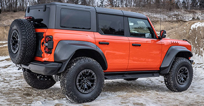 Ford Bronco Raptor 2024 rear view