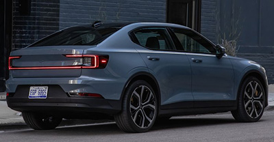 Polestar 2 2023 rear view