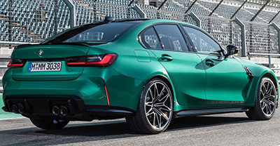 BMW M3 2023 rear view