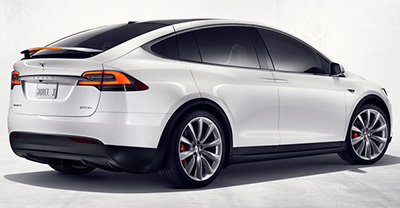 Tesla Model X 2020 rear view