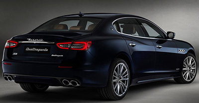 Maserati Quattroporte 2019 rear view