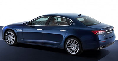 Maserati Quattroporte 2023 rear view