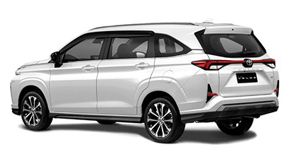 Toyota Veloz 2023 rear view