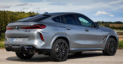 BMW X6 M 2024 rear view