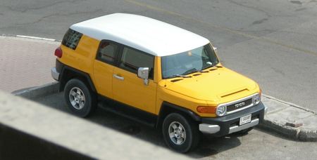 So we got a Toyota FJ Cruiser