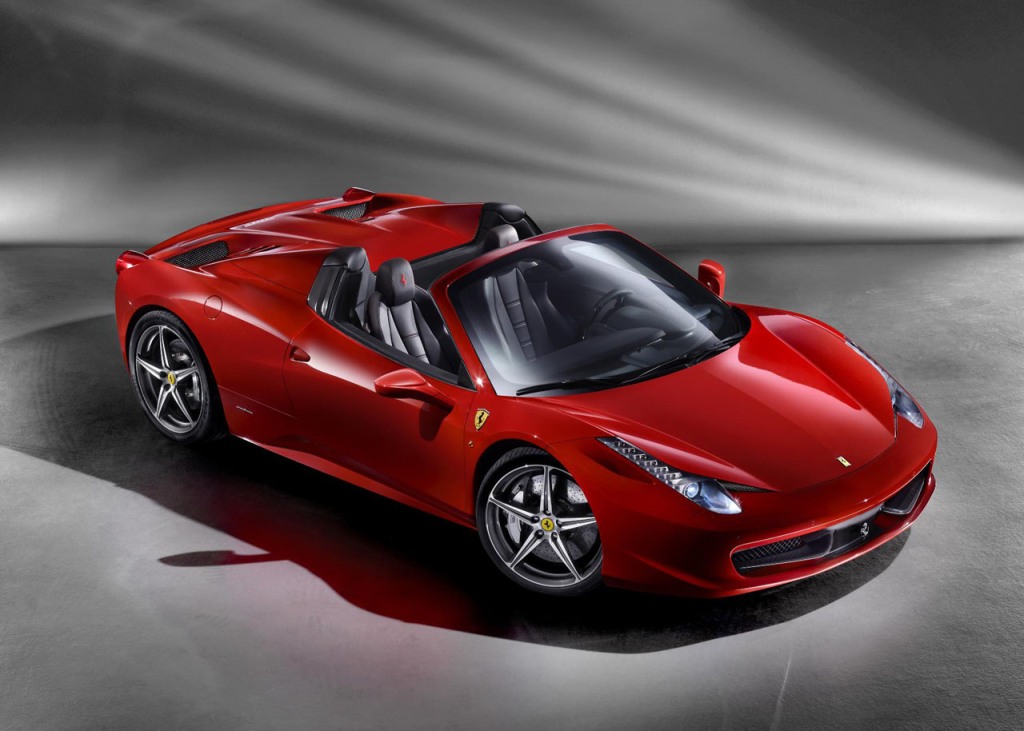 Ferrari 458 Spider drops the hard top for 2012