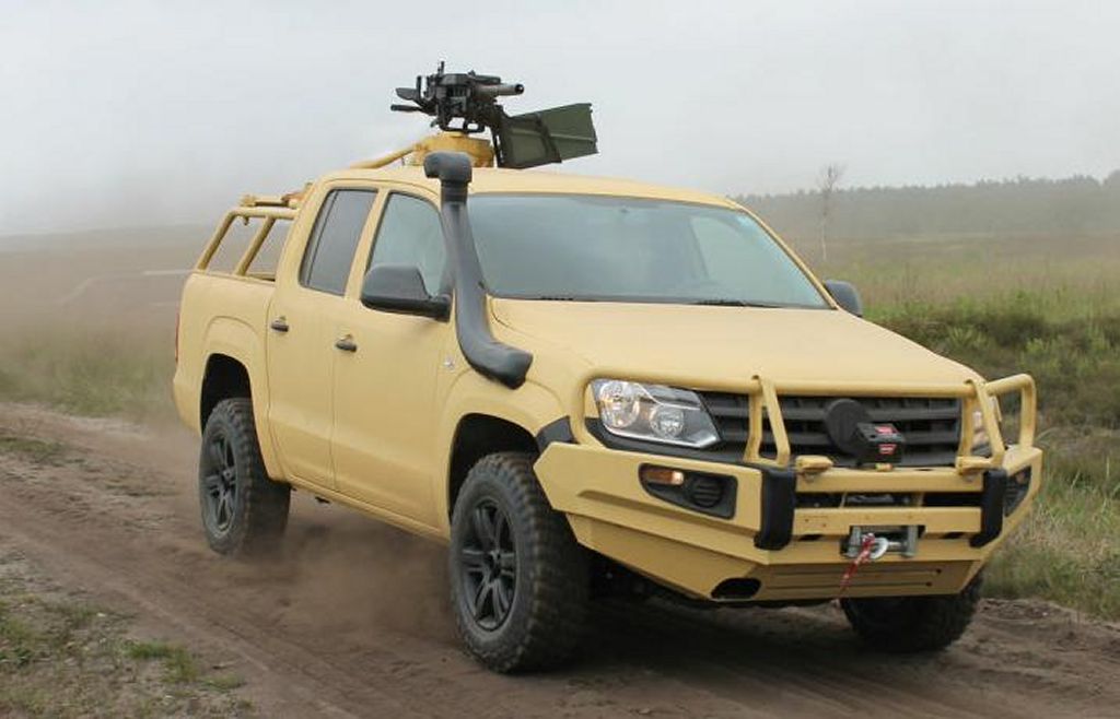 Rheinmetall Defense builds VW Amarok war machine