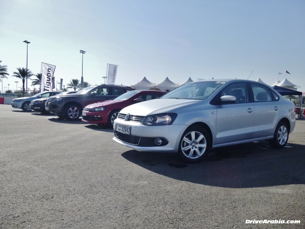 First drive: 2013 Volkswagen Polo Sedan at Yas Marina Abu Dhabi