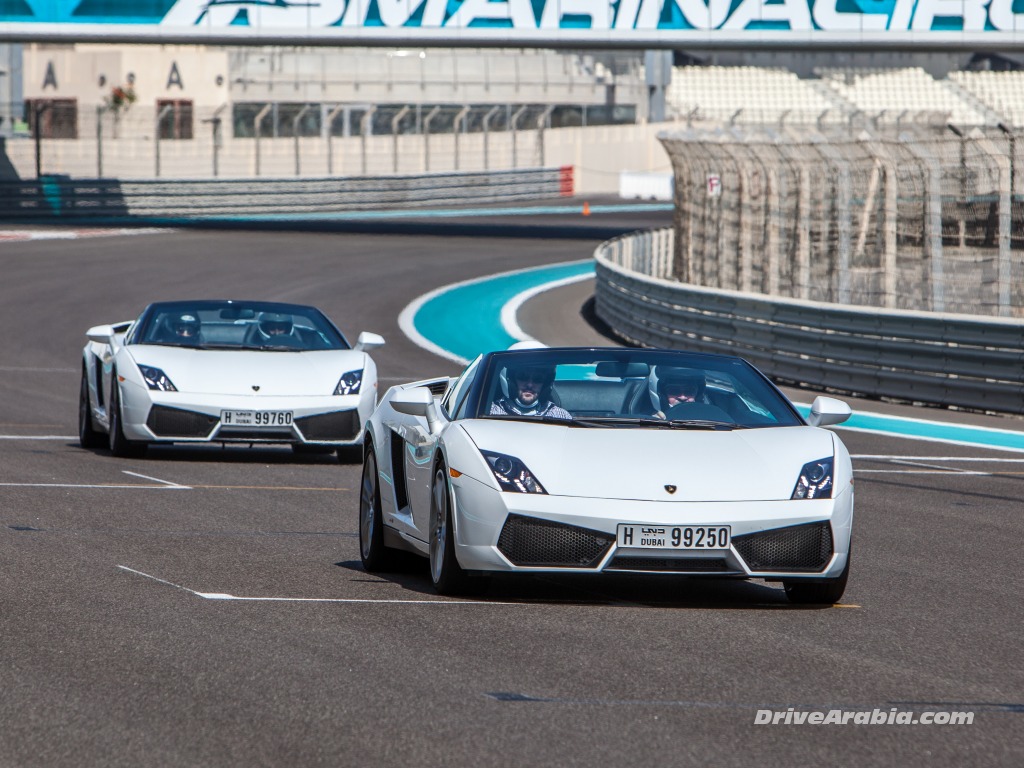 First Drive: 2013 Lamborghini Gallardo LP 550-2 on Yas Marina Circuit