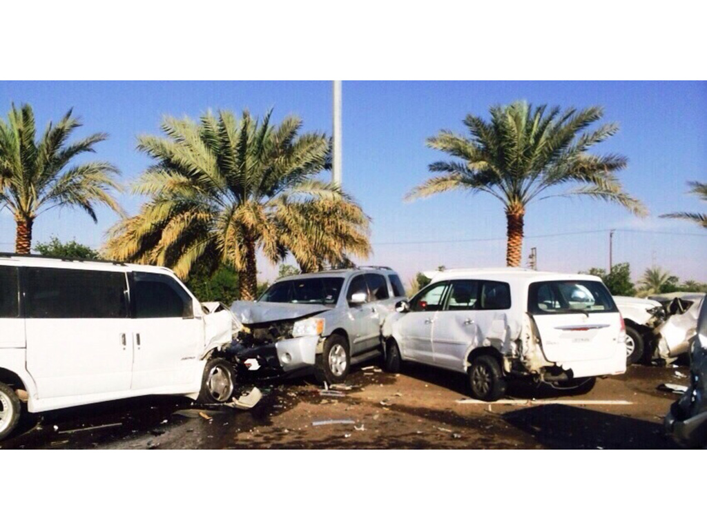 19-car pile-up in Abu Dhabi fog