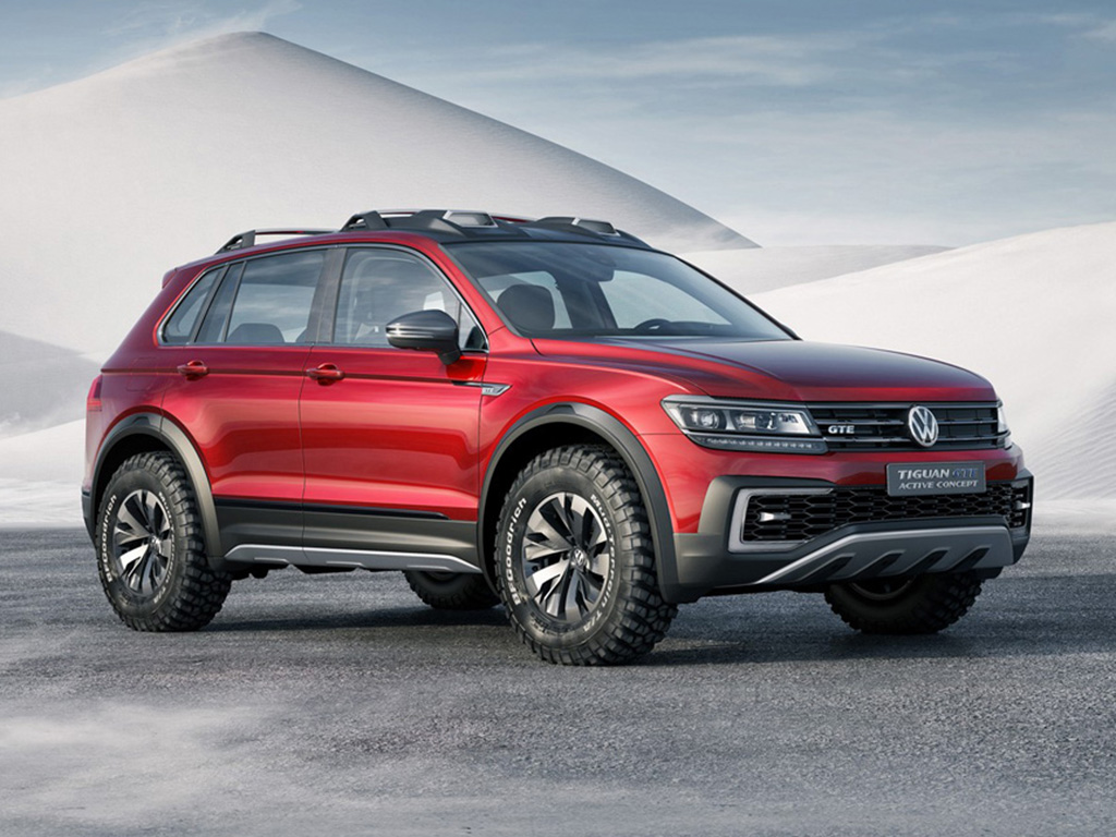 VW Tiguan GTE Active Concept revealed in Detroit