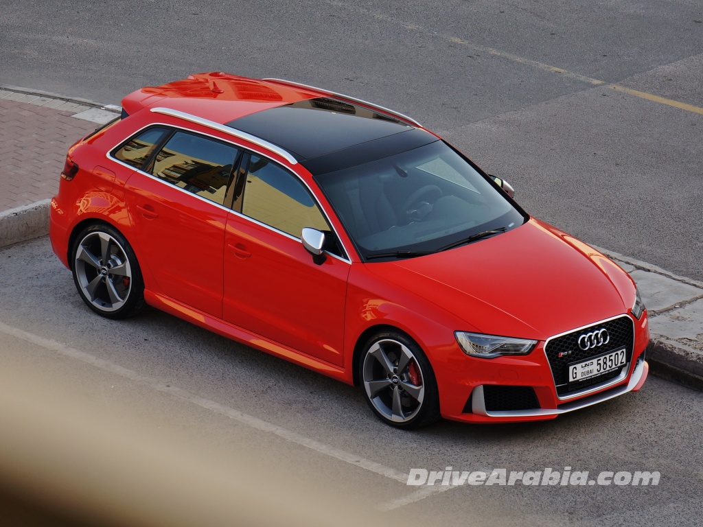 So we got a 2016 Audi RS3 Quattro Sportback