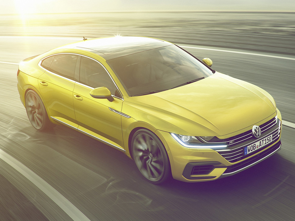 2018 VW Arteon replaces Passat CC four-door coupe-sedan