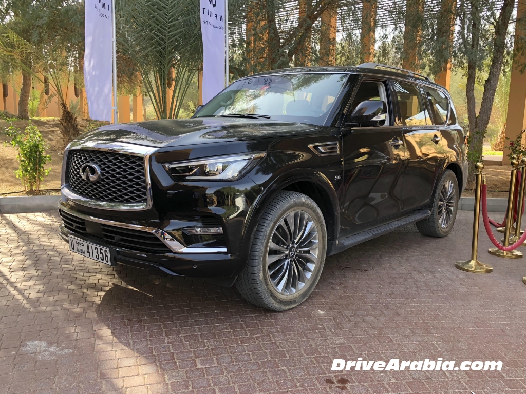 القيادة الأولى: 2018 انفينيتي QX80 في الامارات العربية المتحدة